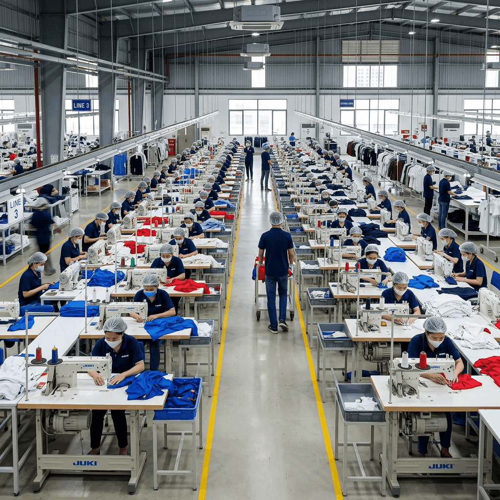 Lantai produksi PT. Artha Garmindo Utama